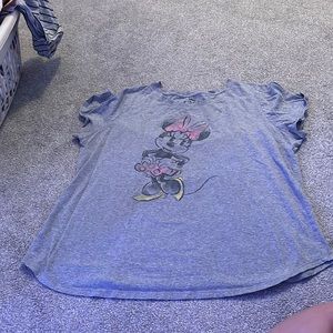 Grey Minnie Mouse shirt
